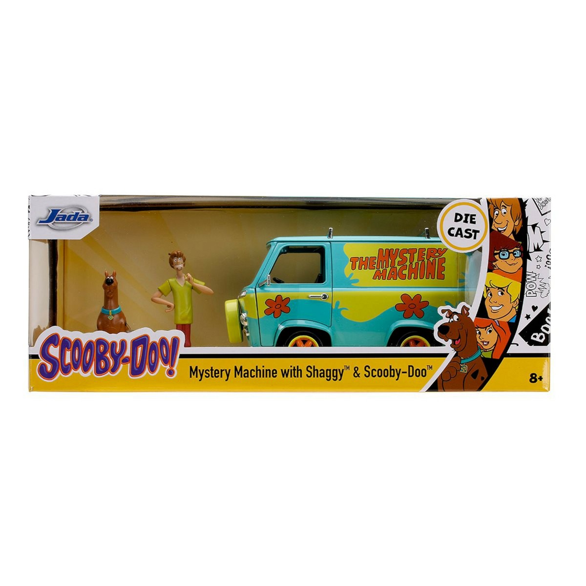 Jada Toys: Scooby-Doo - Mystery Machine con Shaggy e Scooby-Doo (Scala 1:24)