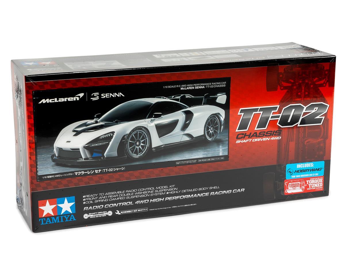 Tamiya — RC McLaren Senna TT-02 Chassis — Kit di Montaggio 1/10