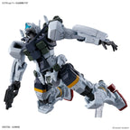 Model kit Bandai 1/144 HG Gelgoog GQ Bocata: action figure robot in posa dinamica di volo, colore grigio e dettagli.